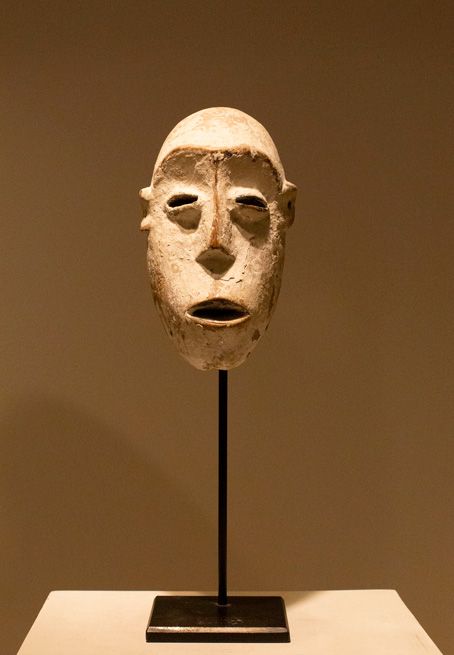 Antiquités africaines | Masque LEGA République démocratique du Congo | Face 
