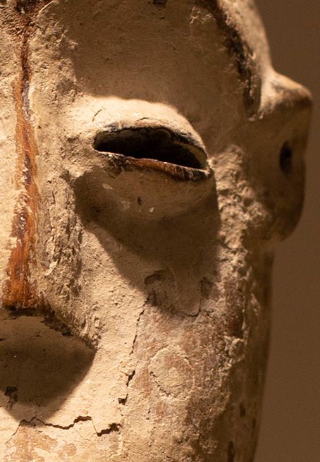 Antiquités africaines | Masque LEGA République démocratique du Congo | Patine  