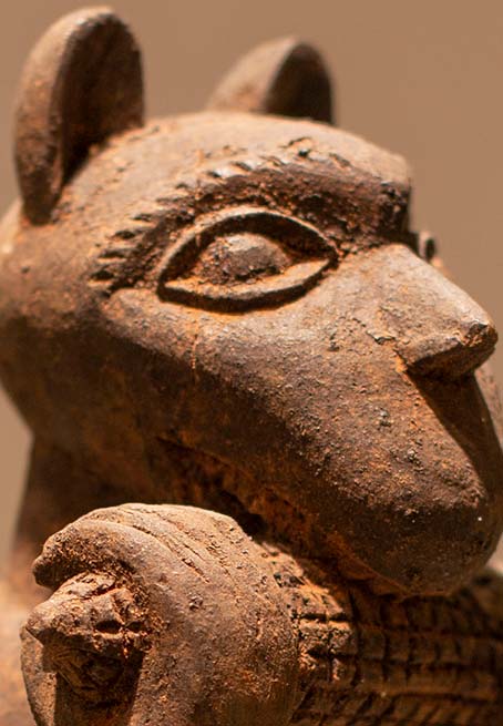 Antiquités africaines | Statue Dahomey - Benin| Patine