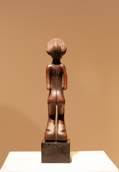 Antiquités africaines | Statue Tshokwe - République démocratique du Congo |Patine arrière