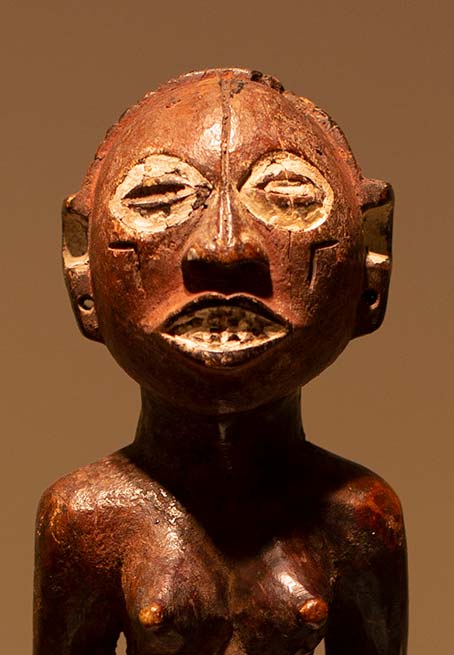 Antiquités africaines | Statue Tshokwe - République démocratique du Congo | Patine