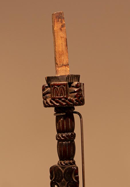 Antiquités Asiatiques | Manche à tambour Diangra  | Népal