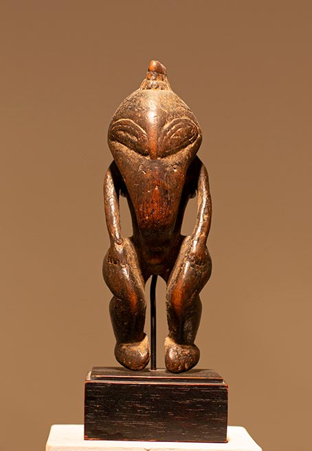 Antiquités Océaniennes | Statue Sepik - Papouasie-Nouvelle-Guinée | Face  