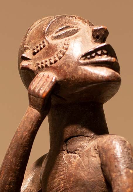 Antiquités africaines | Statue Tshokwe - République démocratique du Congo | Patine  
