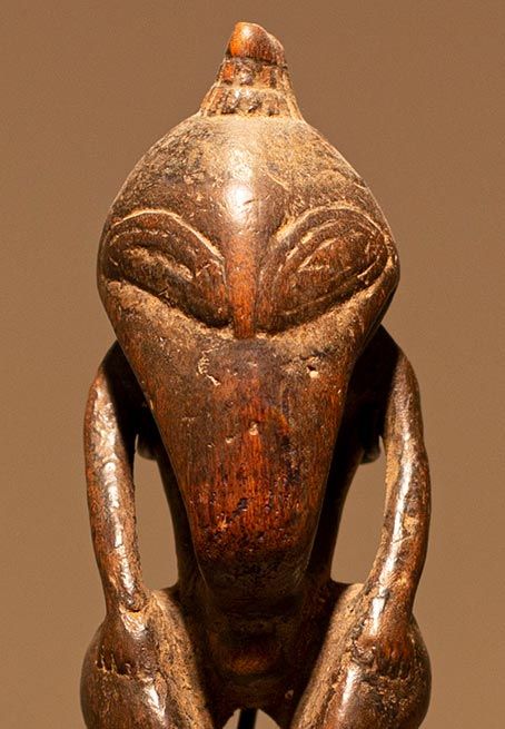 Antiquités Océaniennes | Statue Sepik - Papouasie-Nouvelle-Guinée | Patine  
