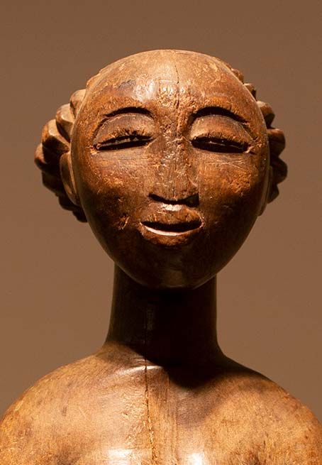 Antiquités africaines | Statue Fante où Punu - Gabon | Patine  