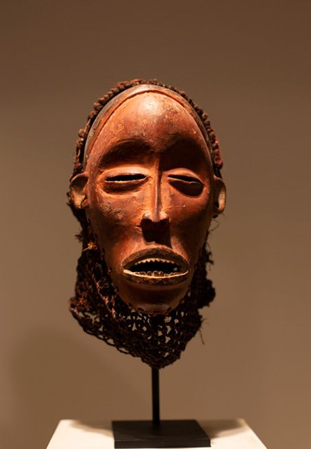 Antiquités africaines | Masque SONGO République démocratique du Congo | Face  