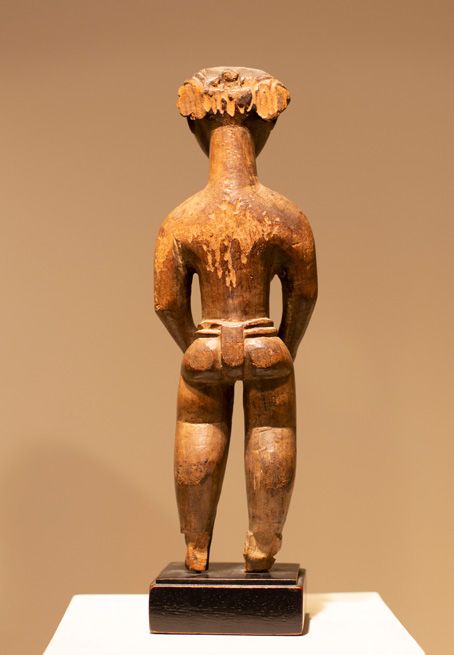 Antiquités africaines | Statue Fante où Punu - Gabon |Patine arrière
