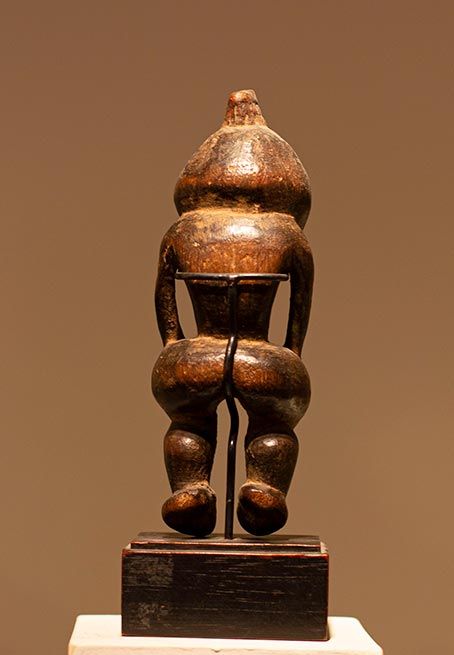 Antiquités Océaniennes | Statue Sepik - Papouasie-Nouvelle-Guinée | dos