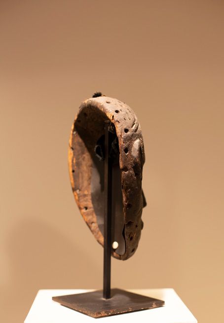Antiquités africaines | Masque Idoma | Nigeria  |Patine arrière