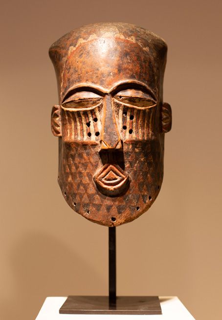 Antiquités africaines | Masque KUBA République démocratique du Congo | Face  
